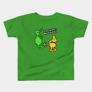 Vintage Video Game Dragons Nooooo! Kids T-Shirt